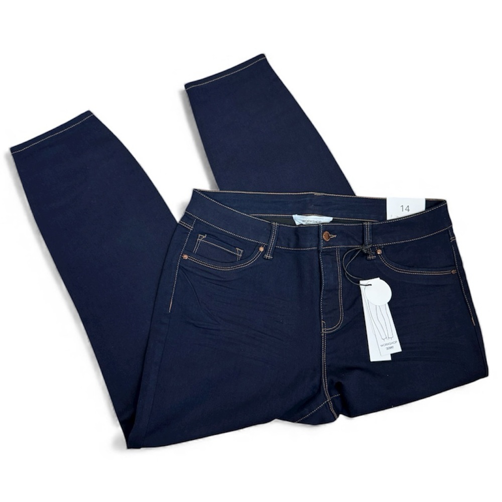 Workshop Republic Clothing Dark Navy Stretch Women’s Jeans